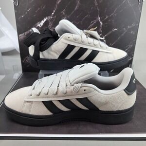 Adidas Grand Court Alpha 00s Mens 11 Grey Black Suede Sneakers Retro IH1287 NEW